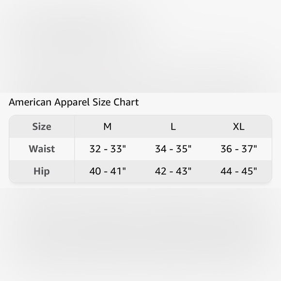 American Apparel Men’s Forward Compact Short Asphalt/Black Size-L NWT - Picture 8 of 8